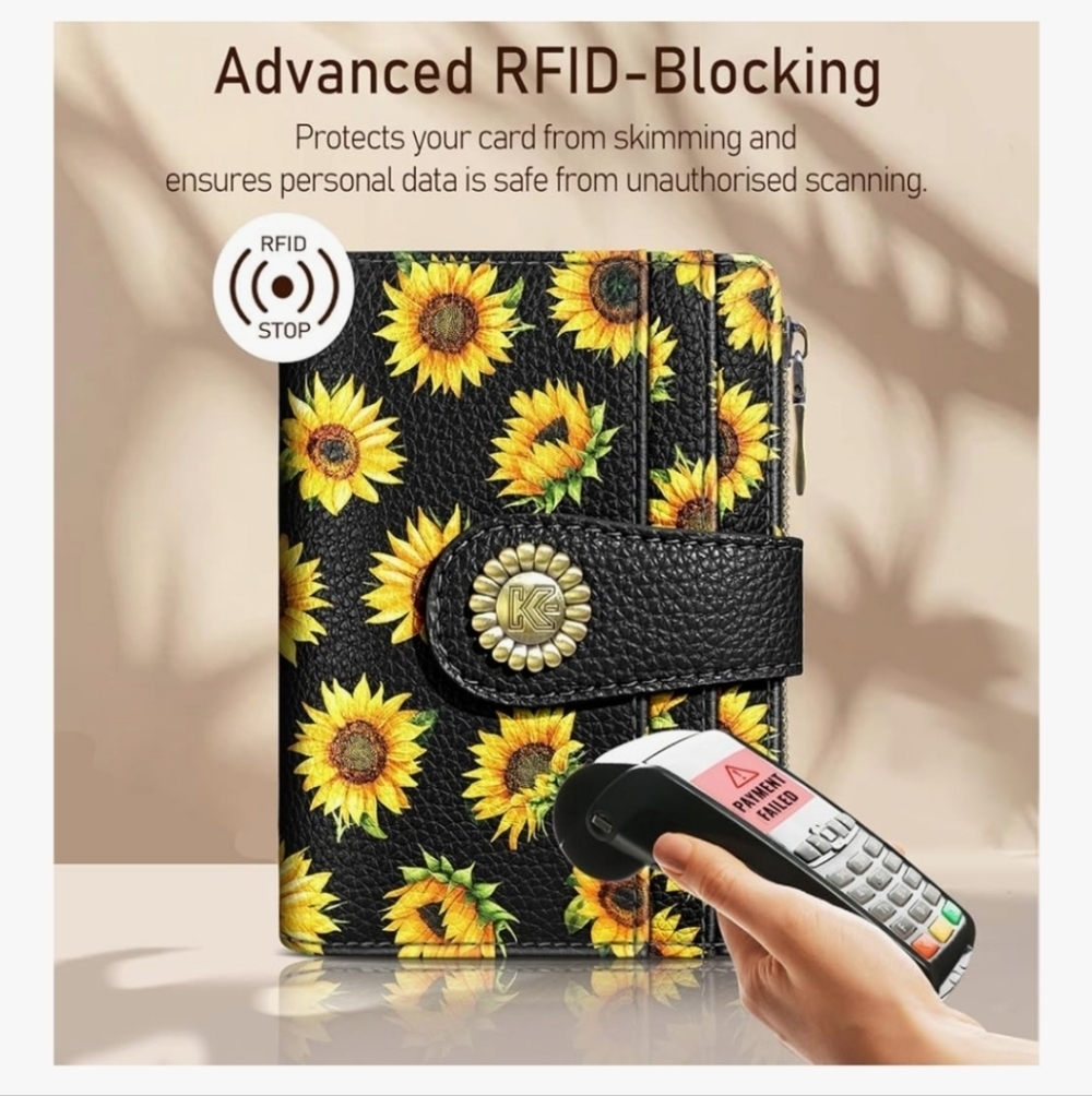 Sunflower RFID-Blocking Wallet